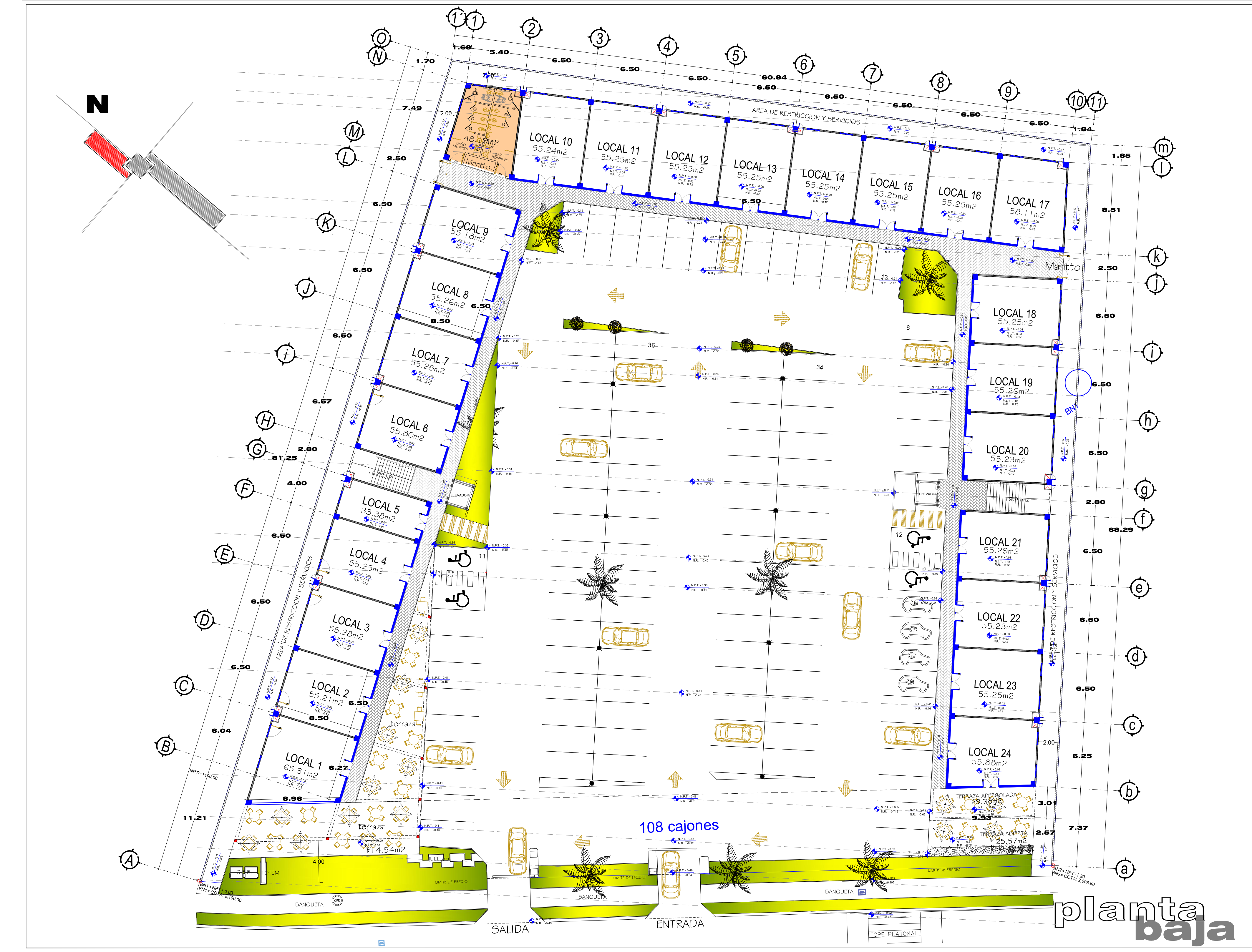 Planta Baja Pórtico 22